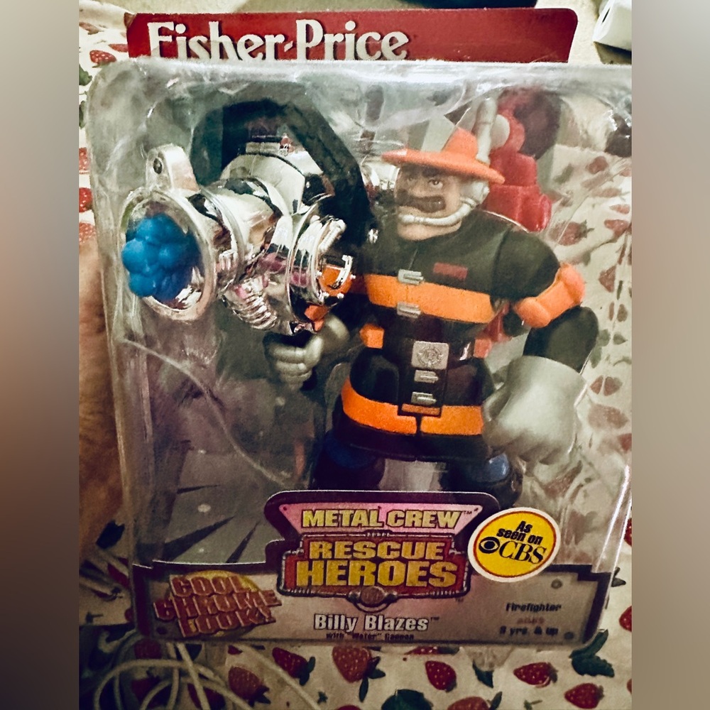 Fisher Price Metal Crew Rescue Heroes Billy Blazes